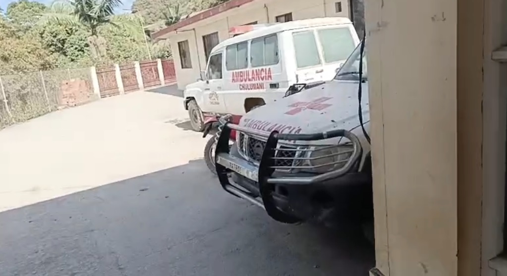 Las personas heridas fueron trasladadas al hospital de Chulumani. Foto. Captura de pantalla.