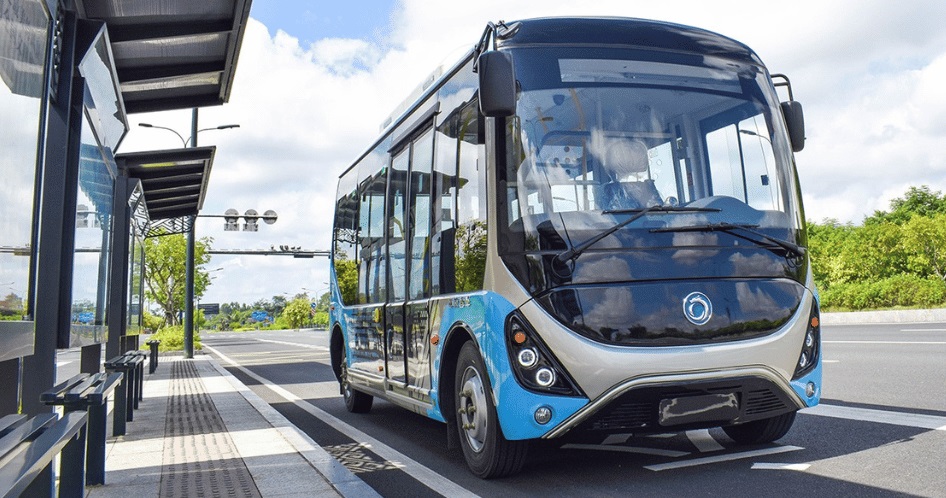 Un bus eléctrico. Foto: Quantum.