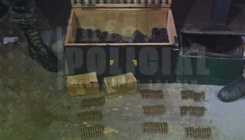 Municiones encontradas en posesión de la organización delictiva. Foto: Info Policial CBBA