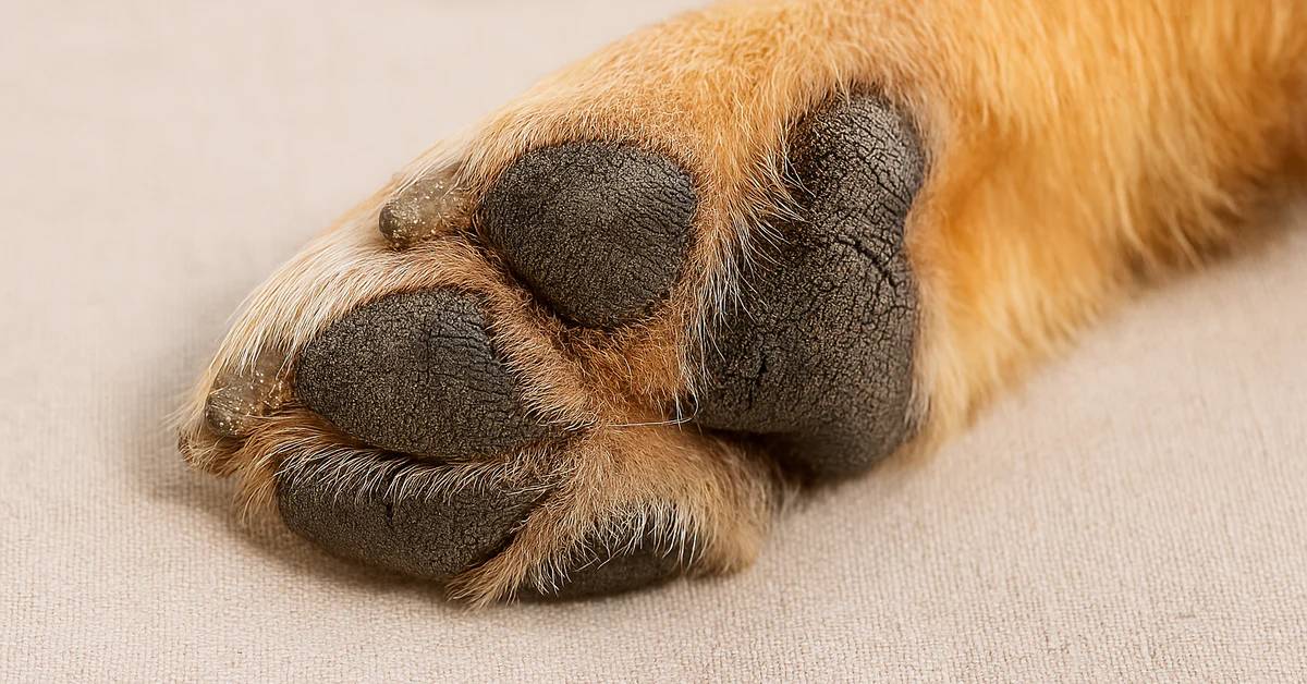 Imagen referencial de la pata de un perro. Foto: https://dogschoice.pe/