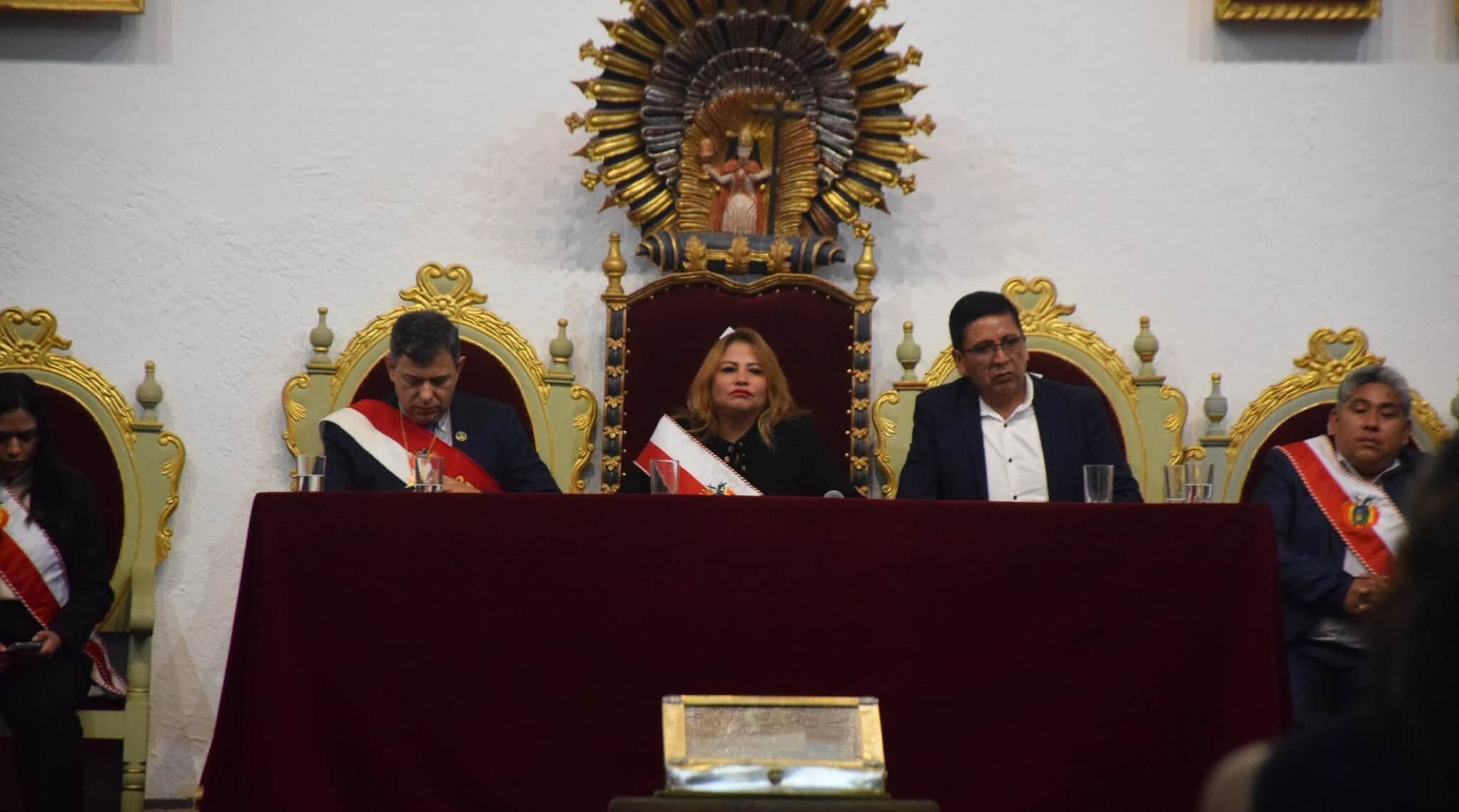 La sesión se desarrolló en la Casa de la Libertad de la ciudad de Sucre. Foto: Cámara de Diputados.