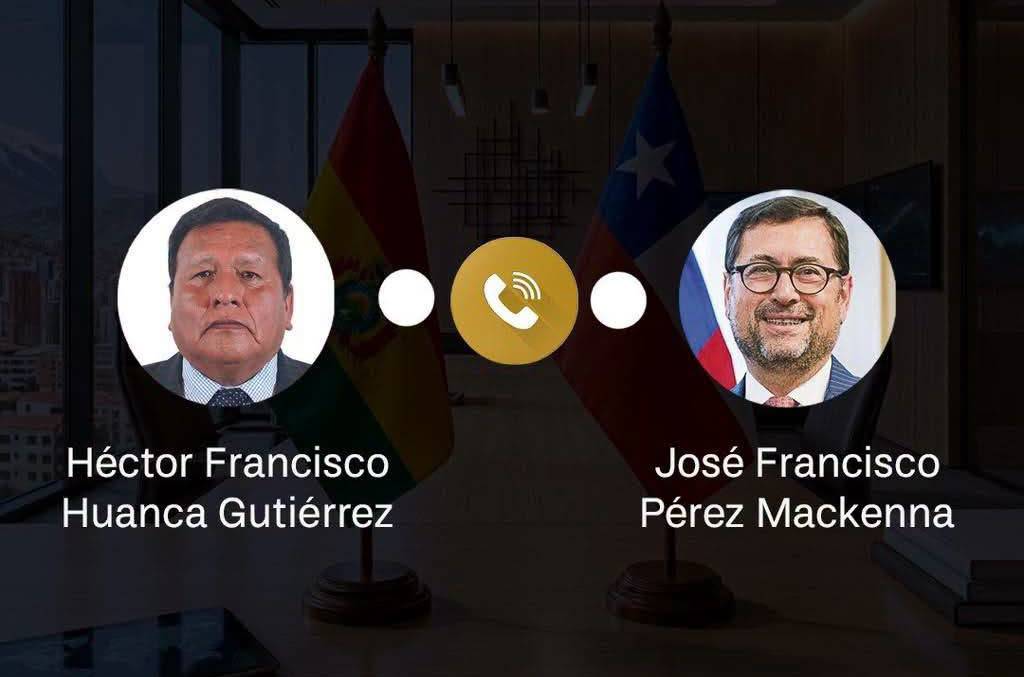 Cancilleres de Bolivia y Chile.