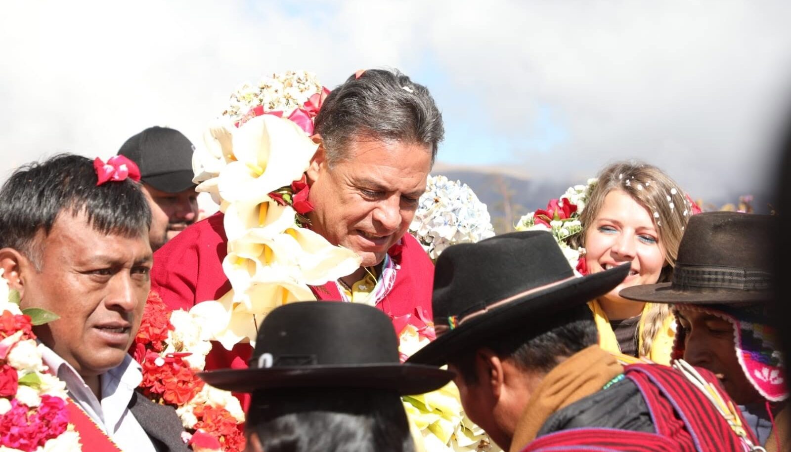 El gobernador Luis Revilla visitó el municipio de Puerto Mayor de Carabuco. Foto: Gobernación de La Paz.