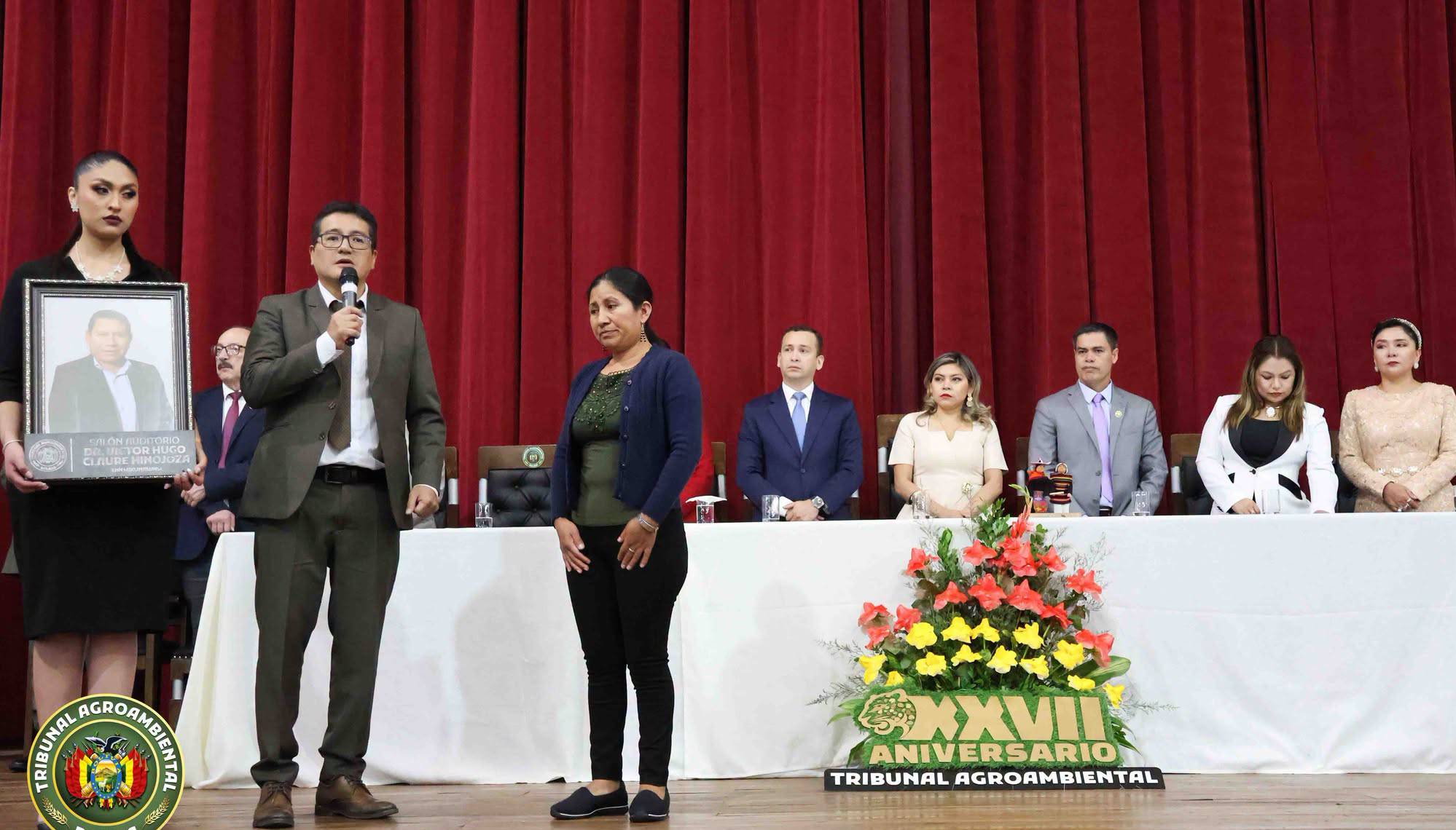 El evento de aniversario del Tribunal Agroambiental. Foto: TA