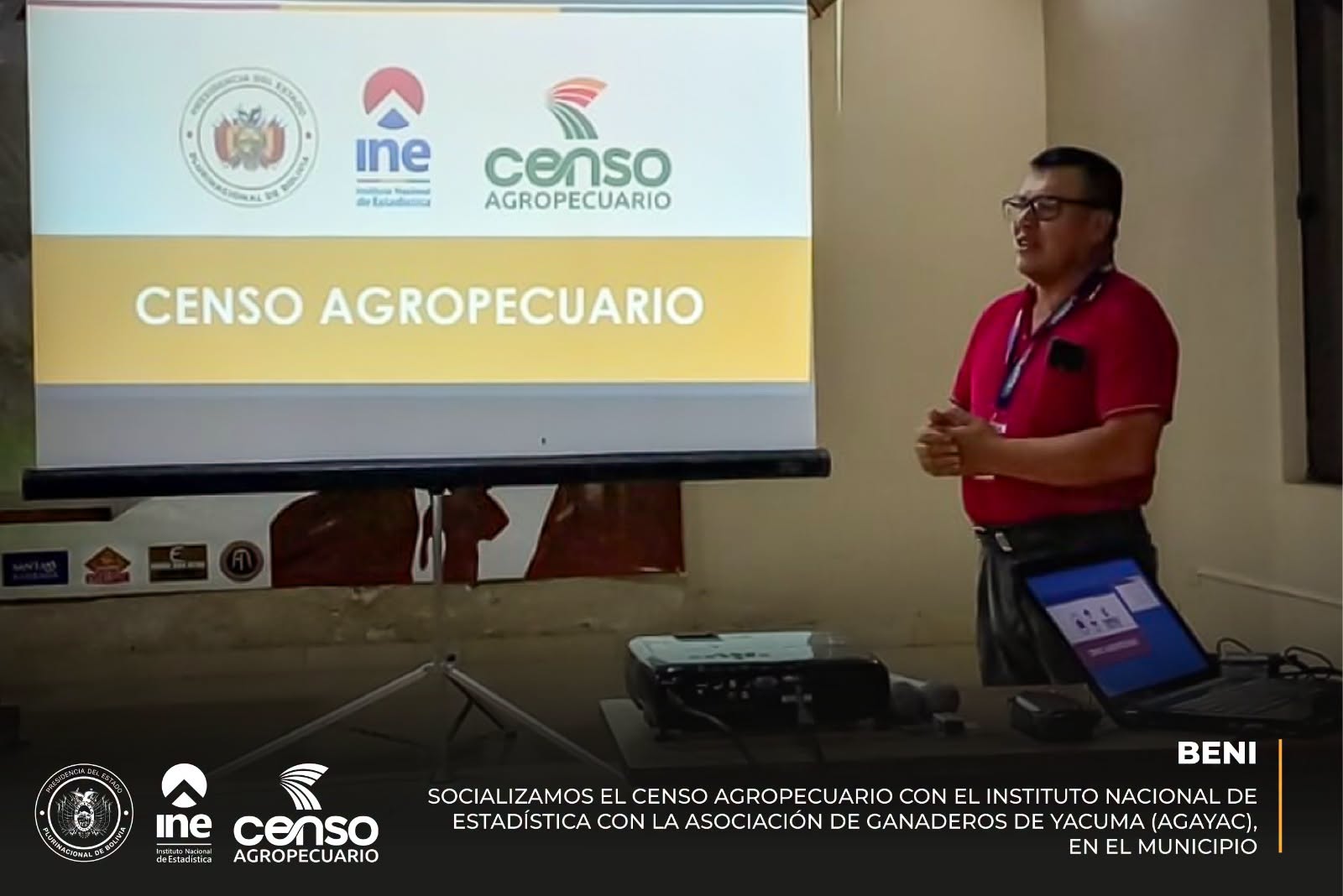 Socialización del Censo Agropecuario. Foto: INE.