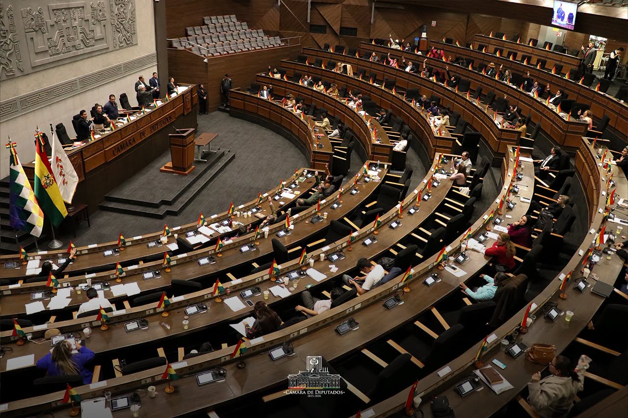 Legisladores durante una sesión. Foto: Cámara de Diputados.