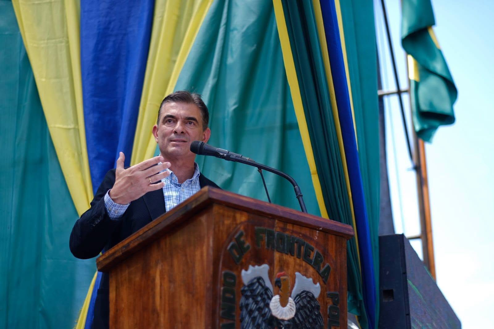 El presidente Rodrigo Paz en Guayaramerín. Foto: Oficina del Presidente.