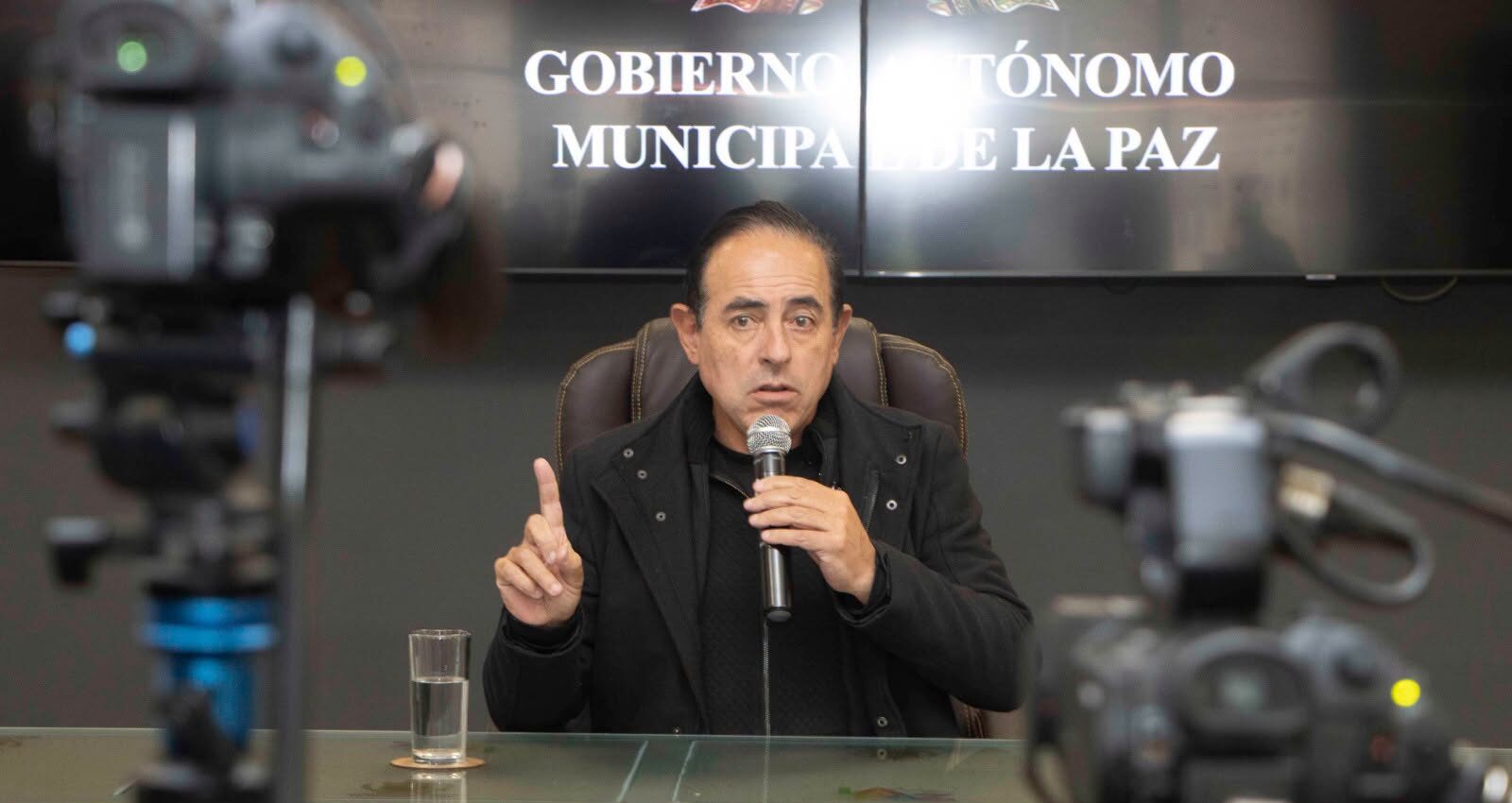 El alcalde de La Paz, Cesar Dockweiler. Foto: GAMLP.