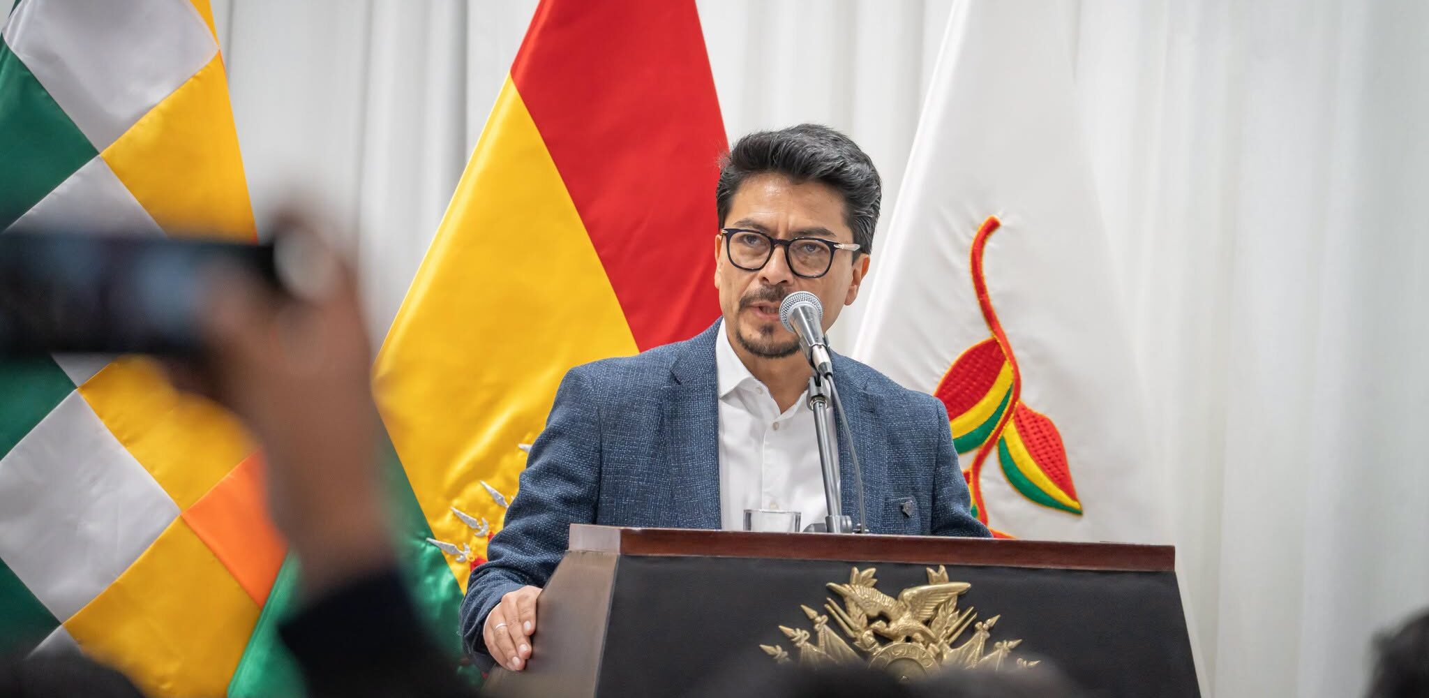 El ministro Fernando Aramayo. Foto: Ministerio de la Presidencia.