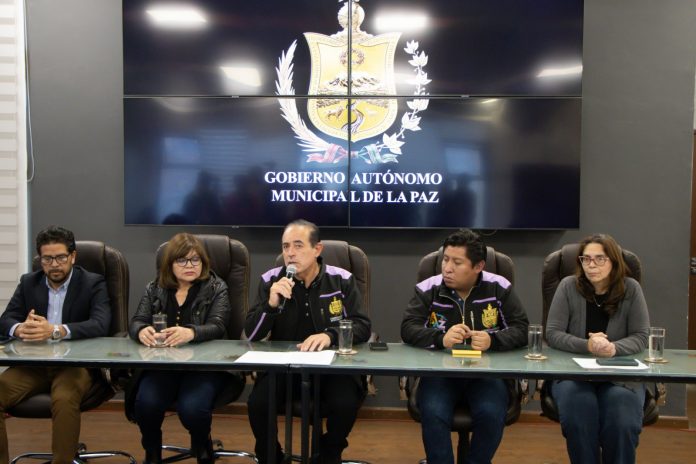 El alcalde de La Paz, César Dockweiler. Foto: GAMLP.