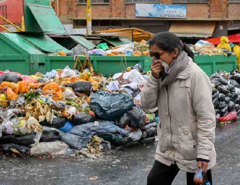 Los gases y sustancias liberadas durante la descomposición de los residuos pueden provocar enfermedades.