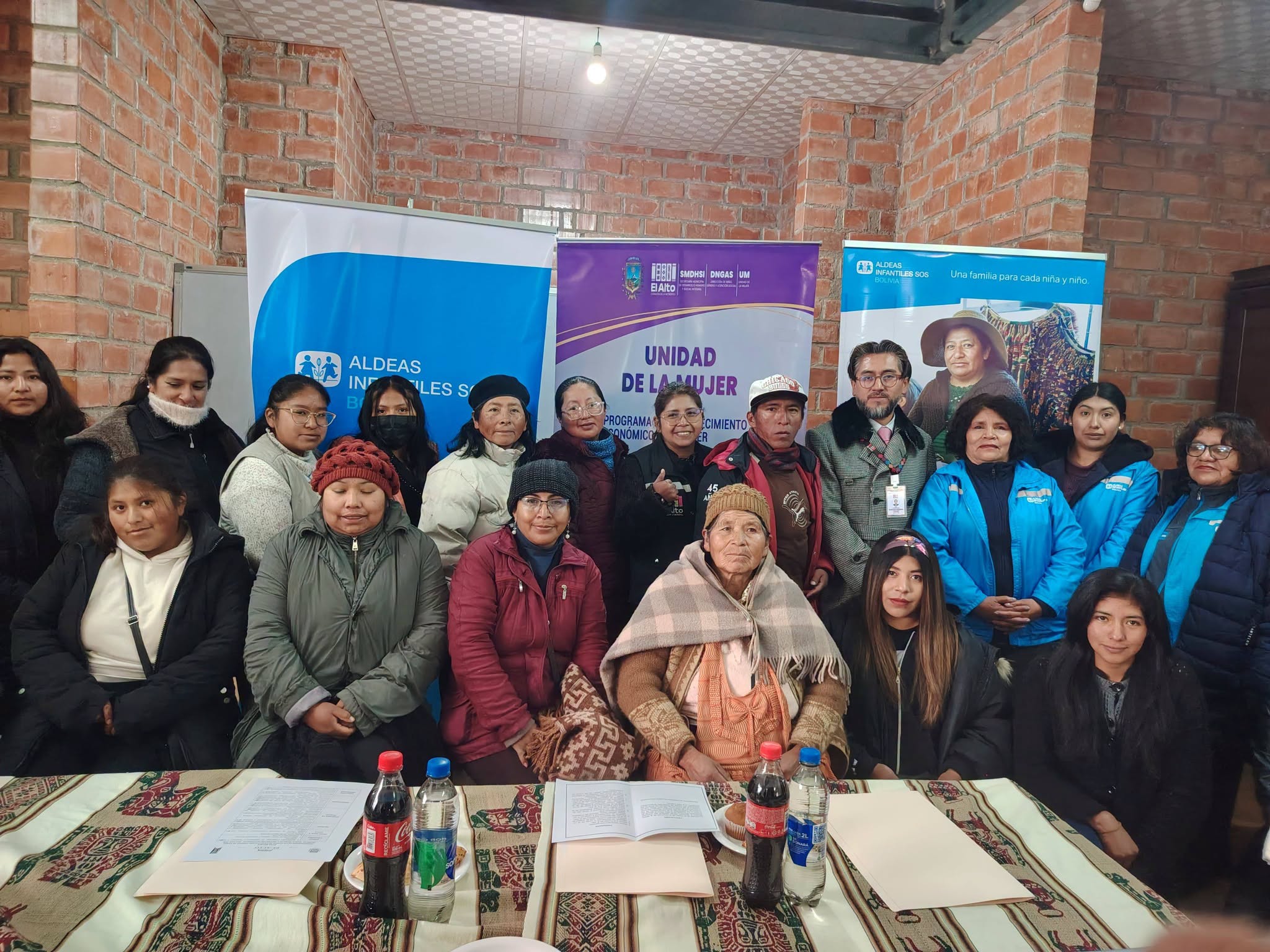 Inicio de Capacitación Integral en Ramas Técnicas y Prevención de la Violencia en El Alto. Fotos: Gamea.