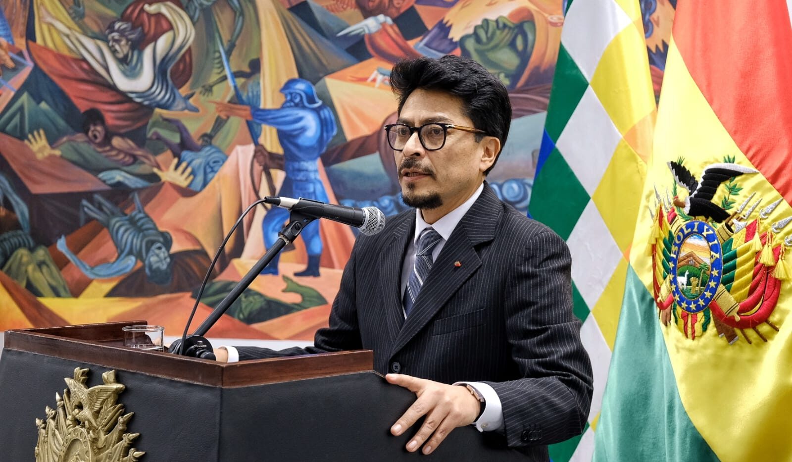 El ministro de la Presidencia, Fernando Aramayo. Foto: Oficina del Presidente.