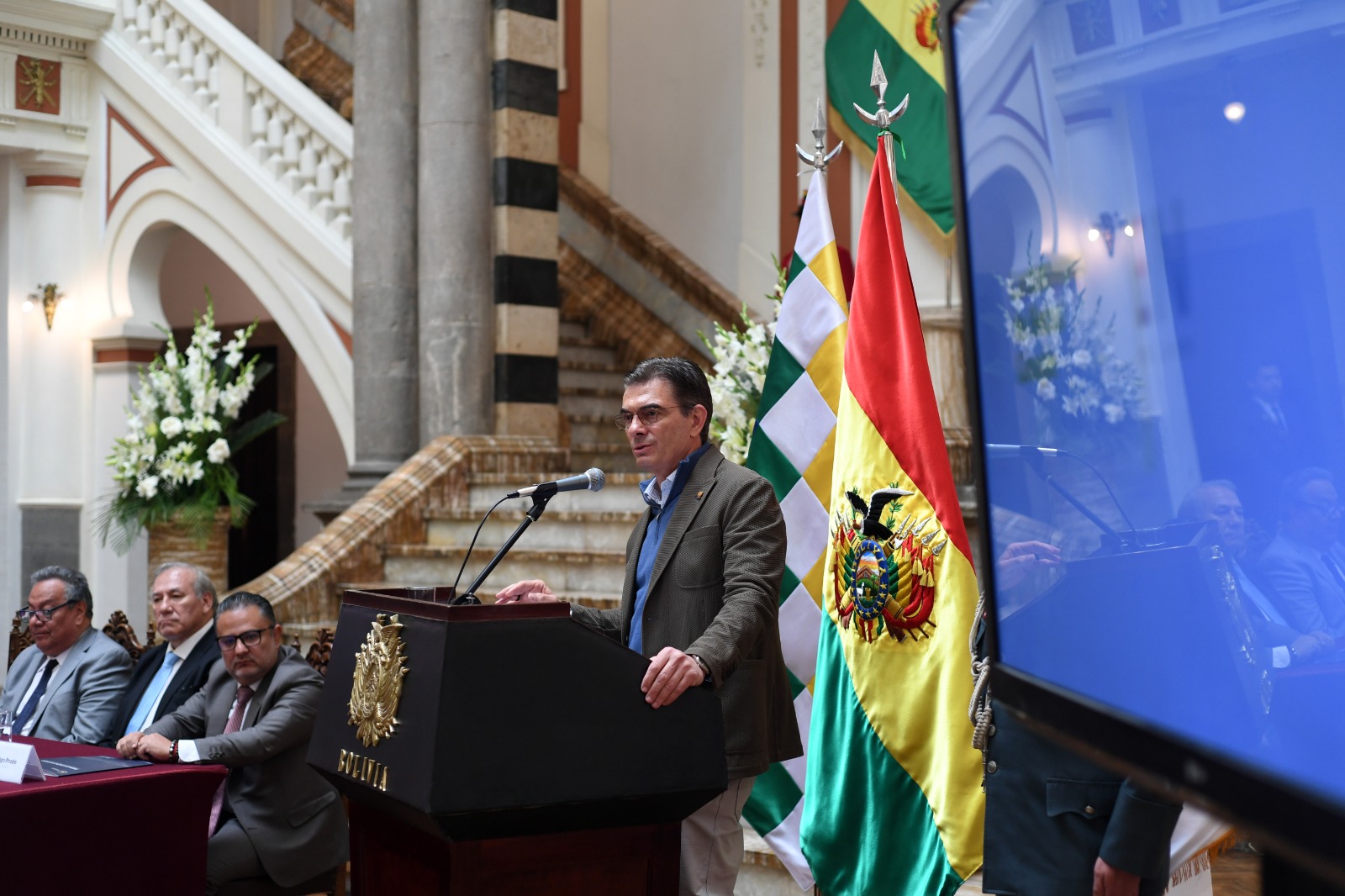Presidente Rodrigo Paz en el lanzamiento del programa Google Career Launchpad. Fotos: Oficina del Presidente.