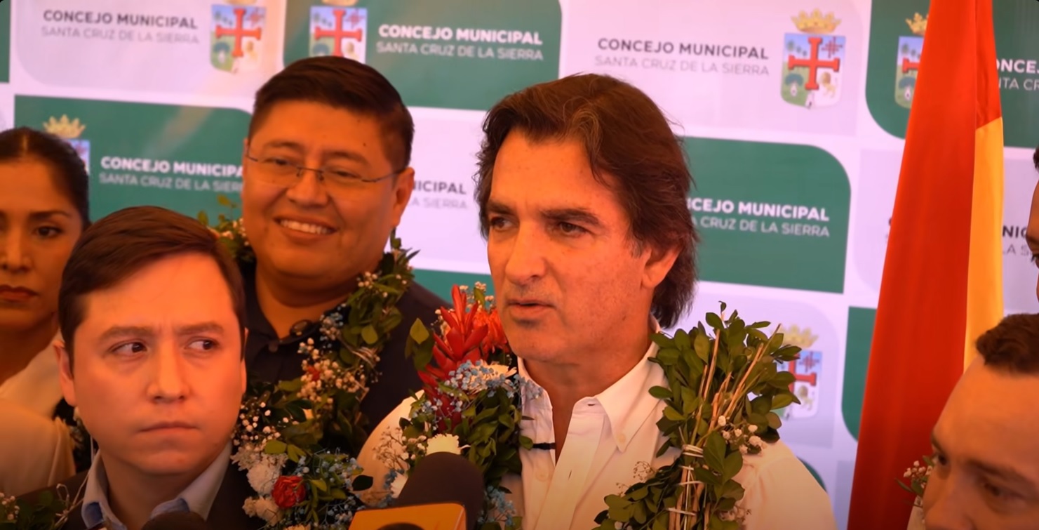 El alcalde de Santa Cruz de la Sierra, Manuel “Mamén” Saavedra.