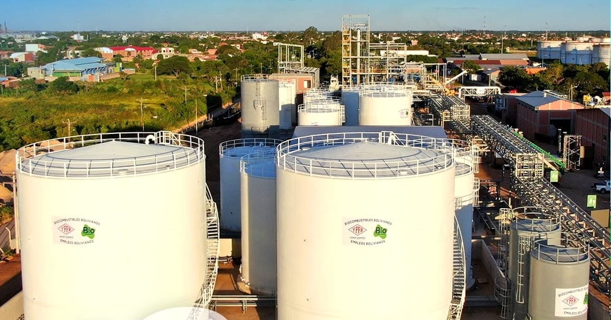 La Planta de Biodiésel está ubicada en Santa Cruz. Foto: YPFB.