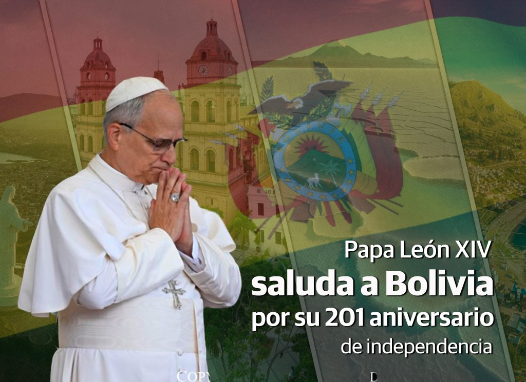 El papa León XIV felicita a Bolivia. Foto: CEB