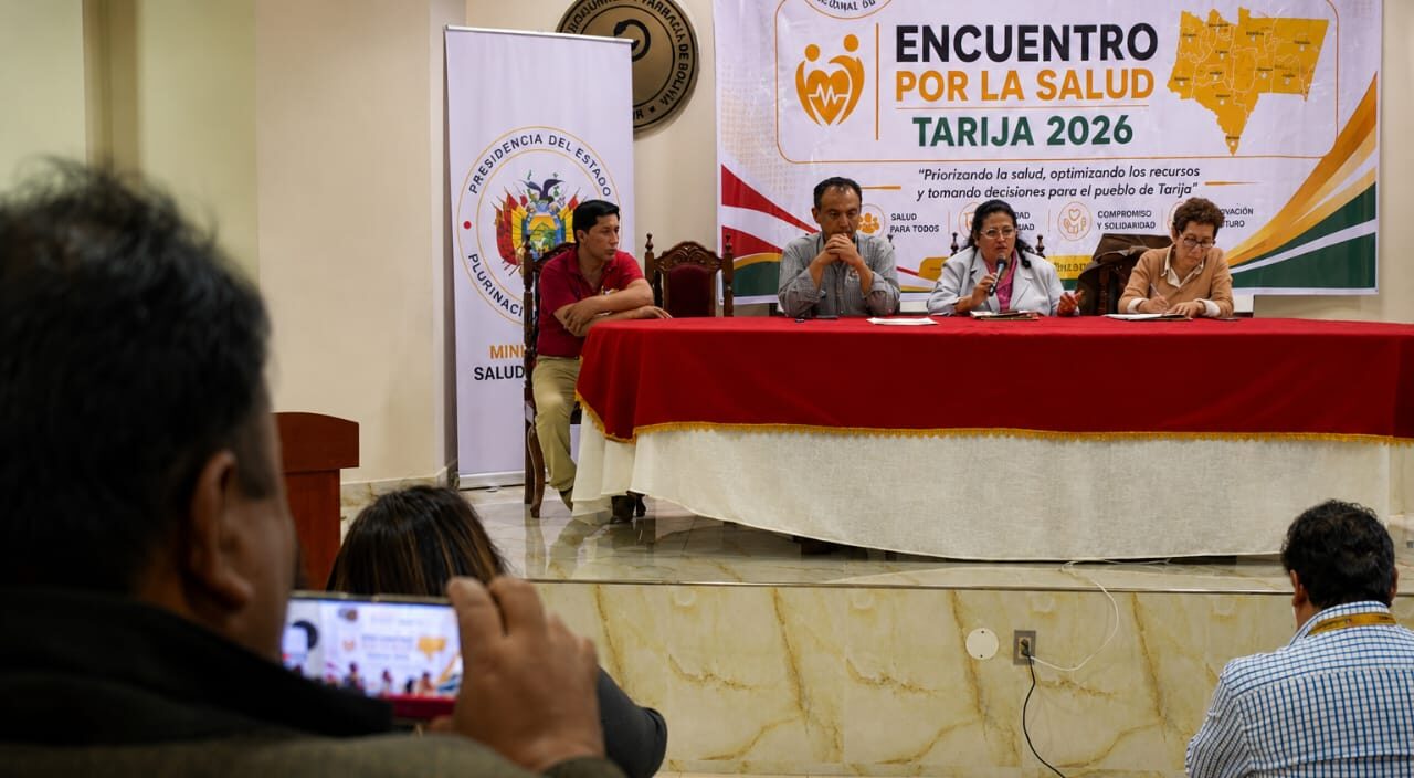 Encuentro por la Salud Tarija 2026. Fotos: Ministerio de Salud y Deportes.