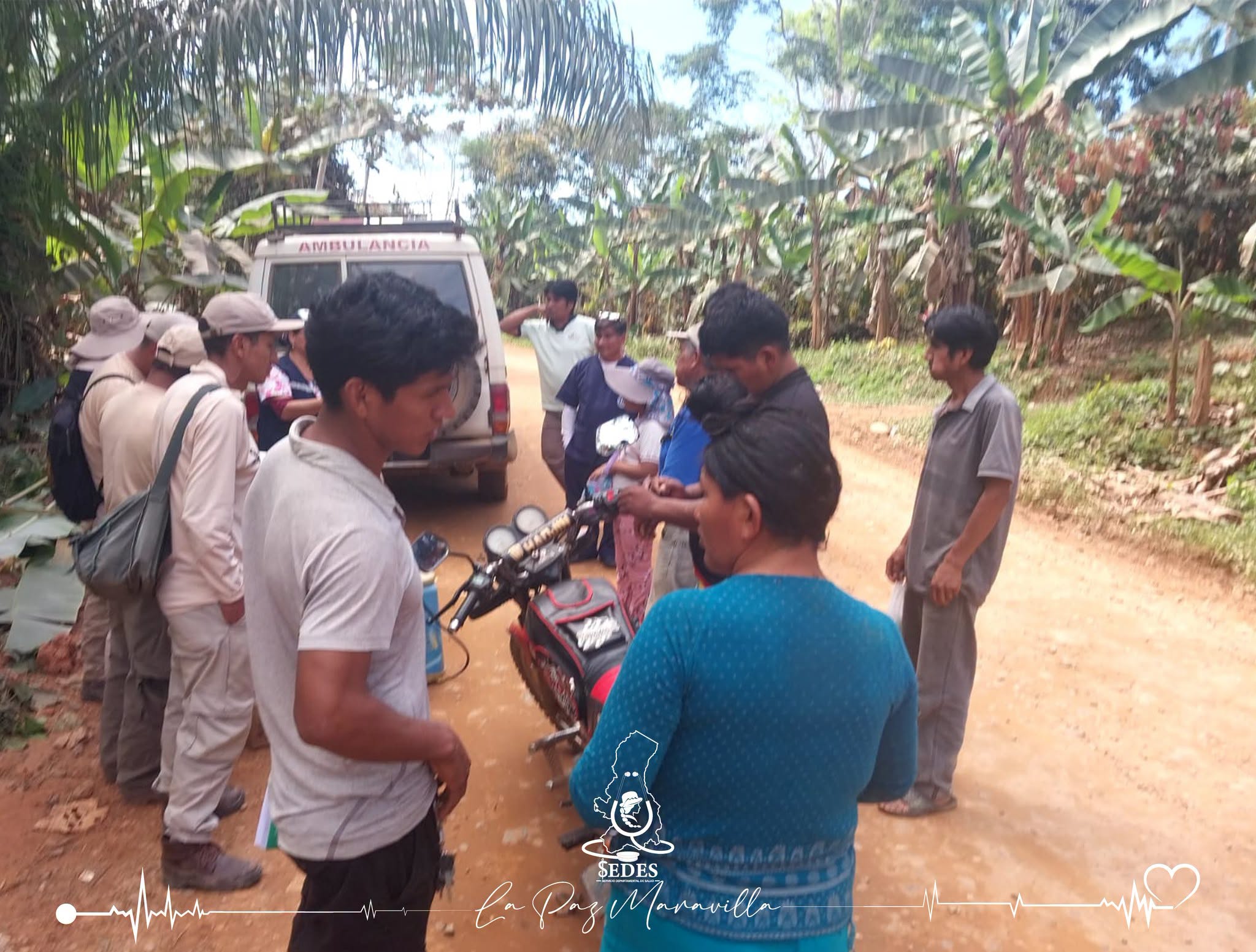 Activación de vigilancia epidemiológica por caso confirmado de Antavirus en Alto Beni. Fotos: Sedes La Paz.