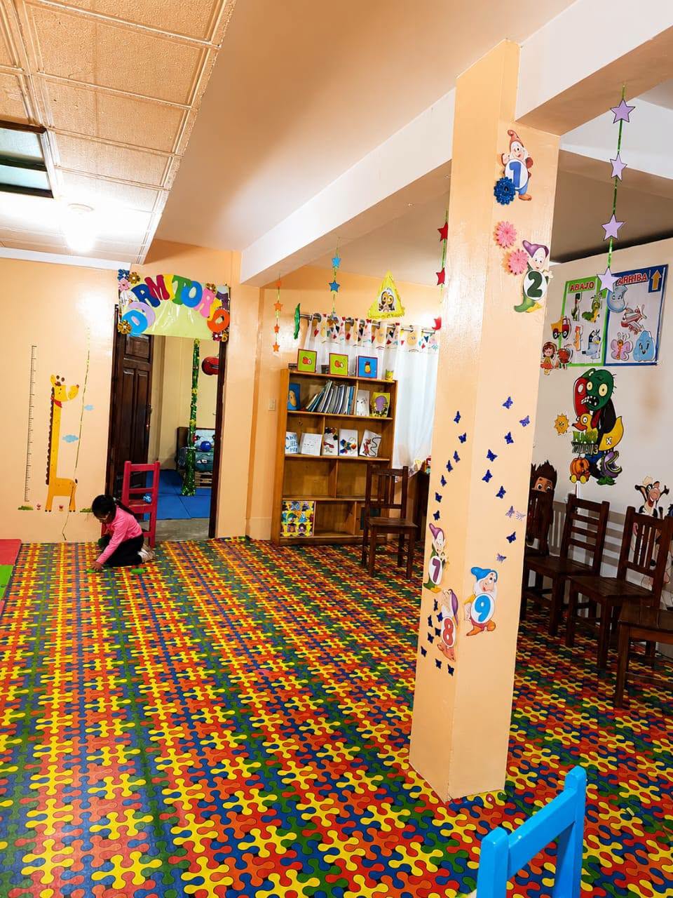 Centro Infantil Marianne ubicado en la zona de San Cristóbal, en Potosí. Fotos: Fundación Voces Libres.