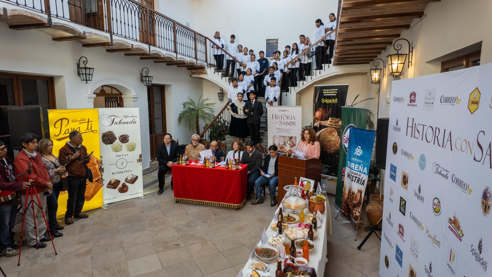 La presentación se realizó en la Casa de la Libertad, en la ciudad de Sucre.