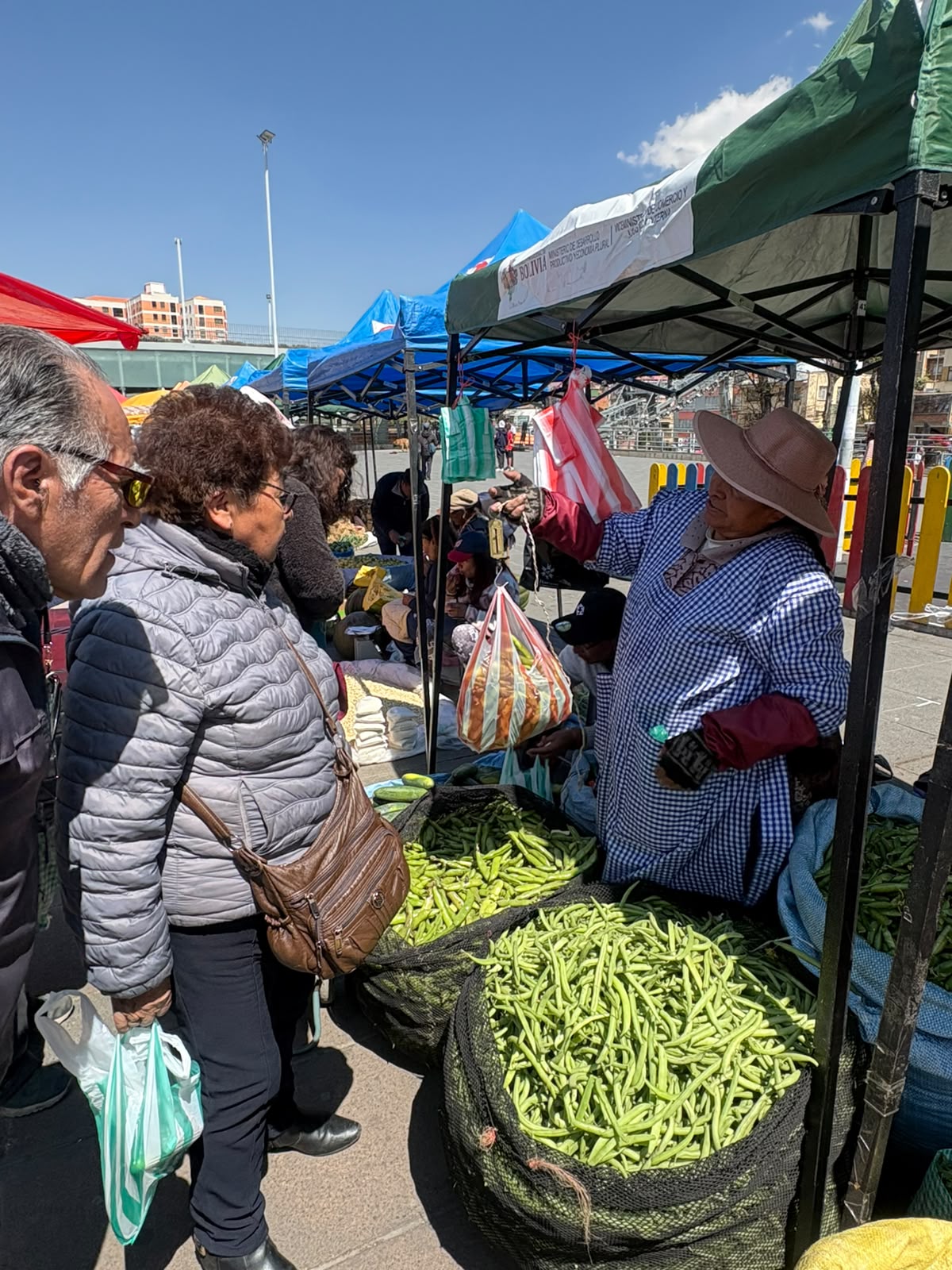 La feria se realizará hasta mañana domingo, en la Plaza Villarroel, en La Paz.