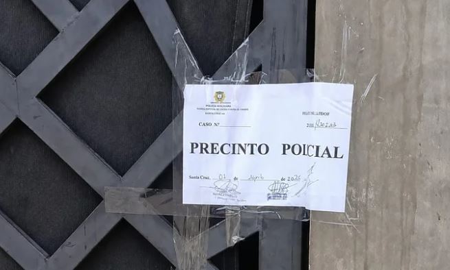 El lugar del hecho fue precintado.
