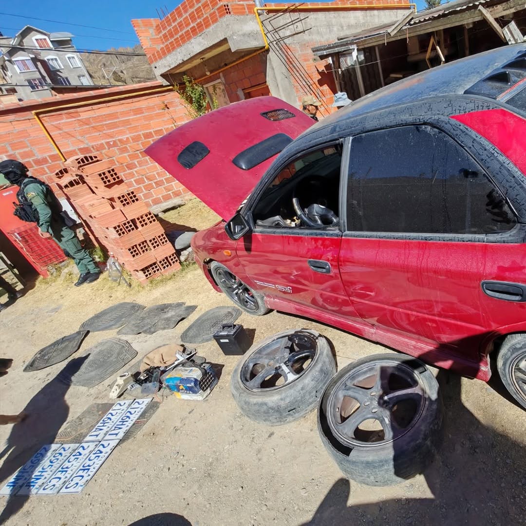 Operativo en la zona Sur de La Paz. Foto: Diprove