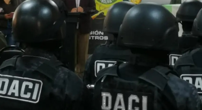 Imagen referencial de efectivos del DACI. Foto: internet