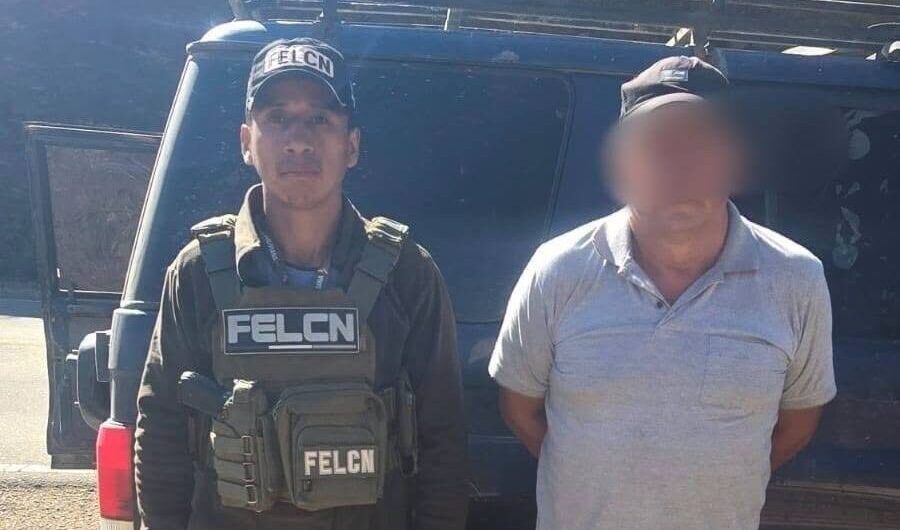 El militar aprehendido con fines de extradición a Estados Unidos. Foto: FELCN