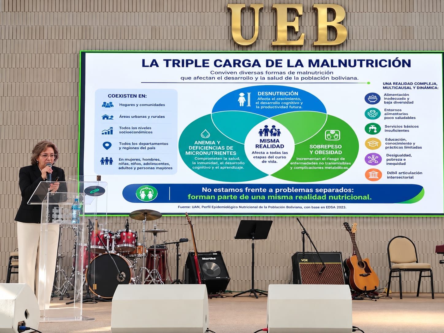 La problemática nutricional no es únicamente un asunto del ámbito médico o sanitario. Foto: MSyD.