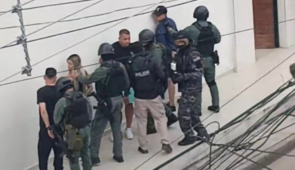 Los hombres vinculados a Marset que fueron aprehendidos. Foto: redes sociales