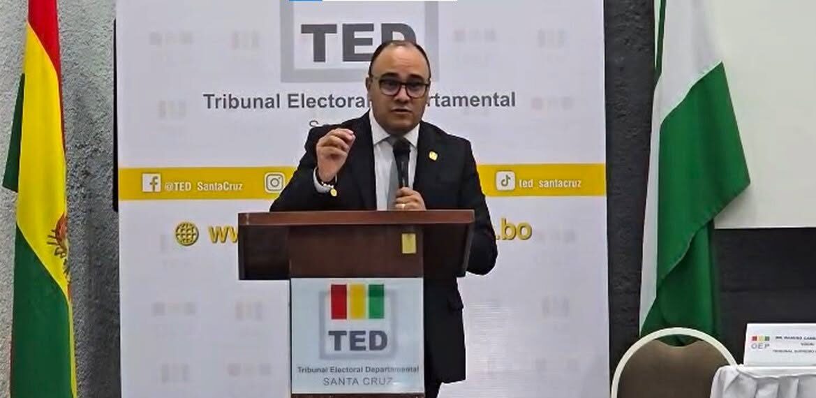El presidente del Tribunal Supremo Electoral, Gustavo Ávila. Foto: TSE.