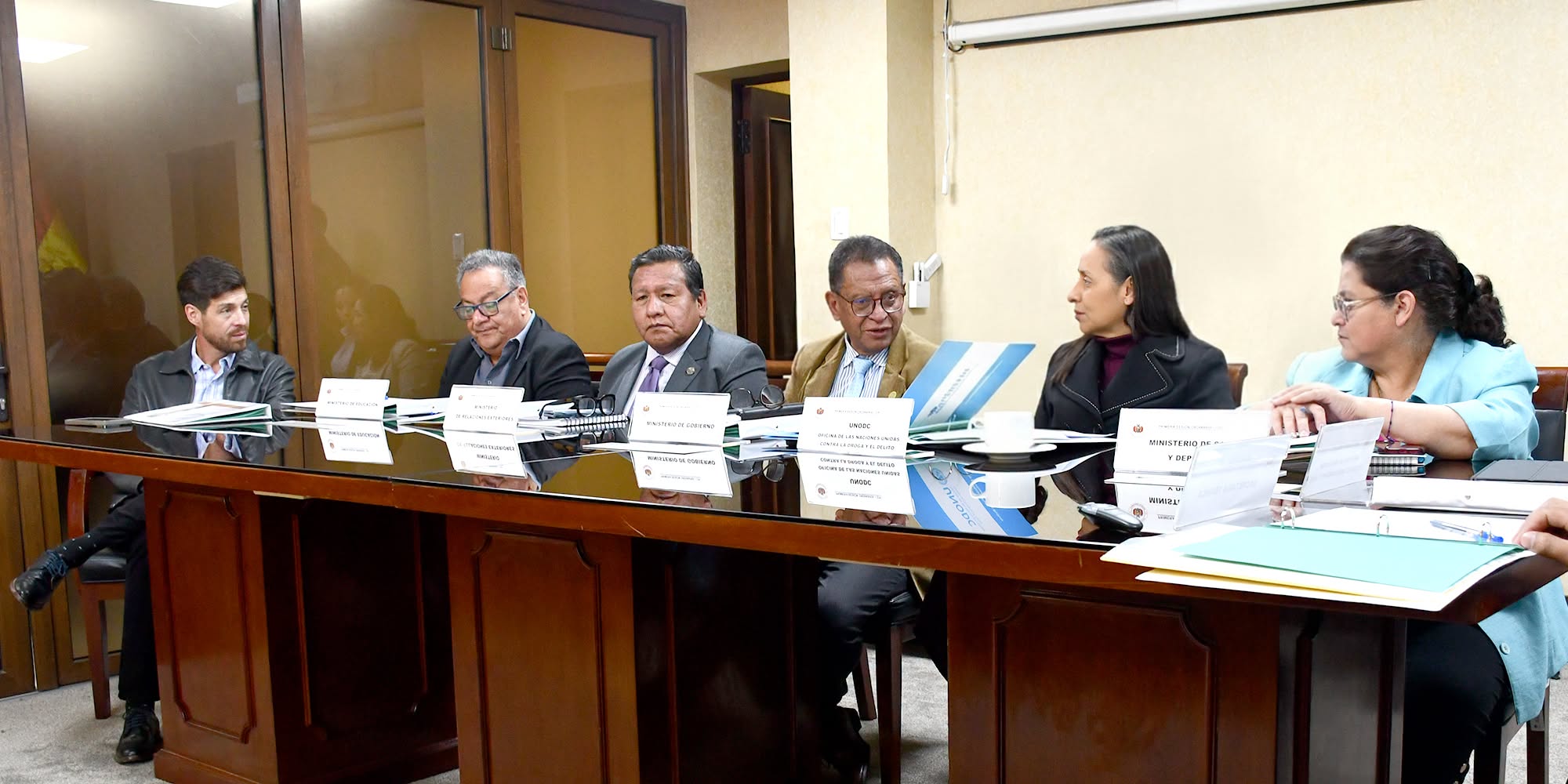 Acto de presentación de la Política Antidroga 2026-2030. Foto: Ministerio de Gobierno