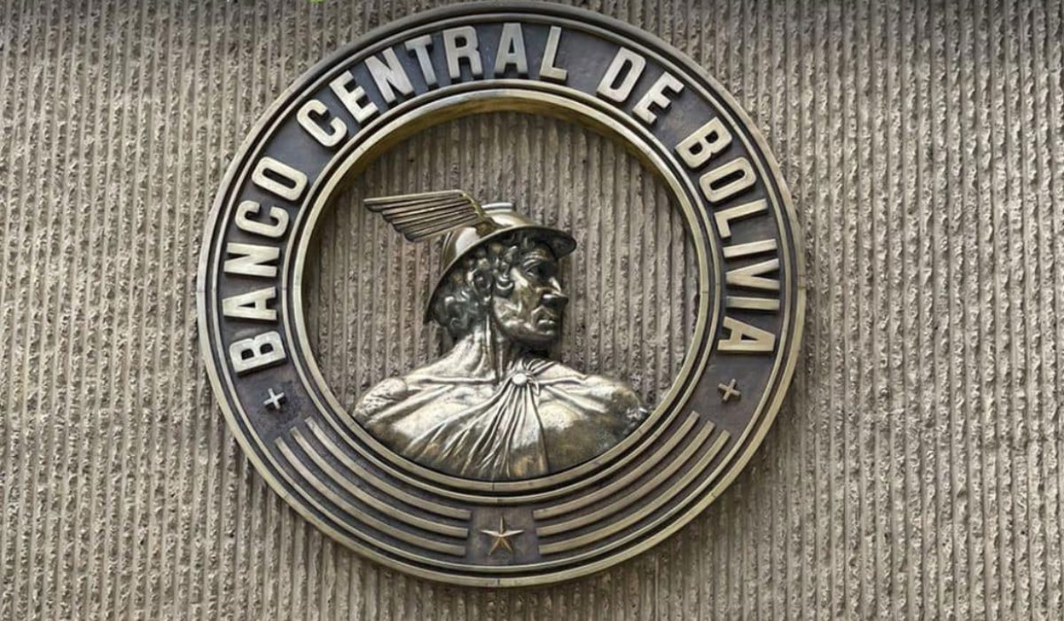 Escudo del Banco Central de Bolivia. Foto: Redes sociales.