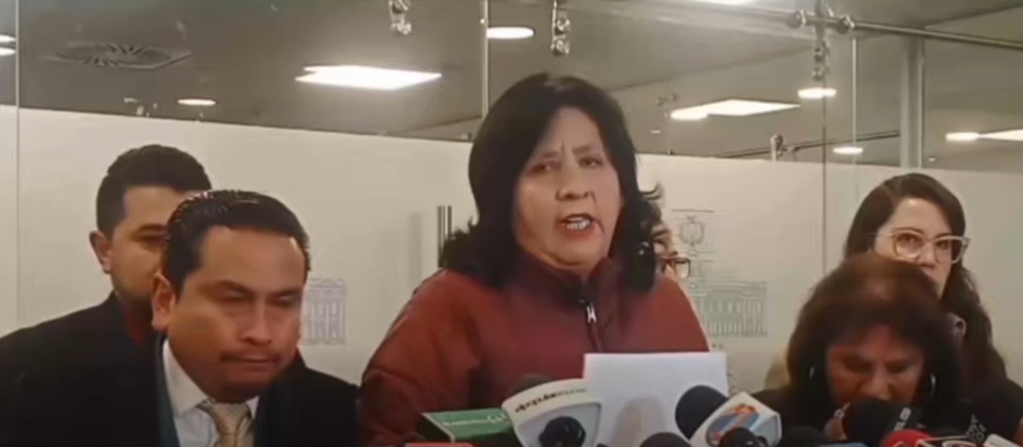La diputada Claudia Bilbao, presidenta de la Brigada Parlamentario de La Paz.