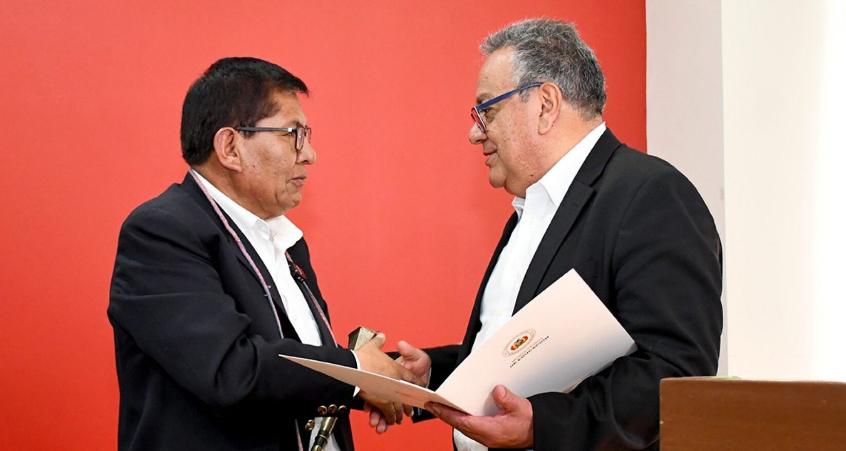 Acto de posesión. Foto: UNICOM
