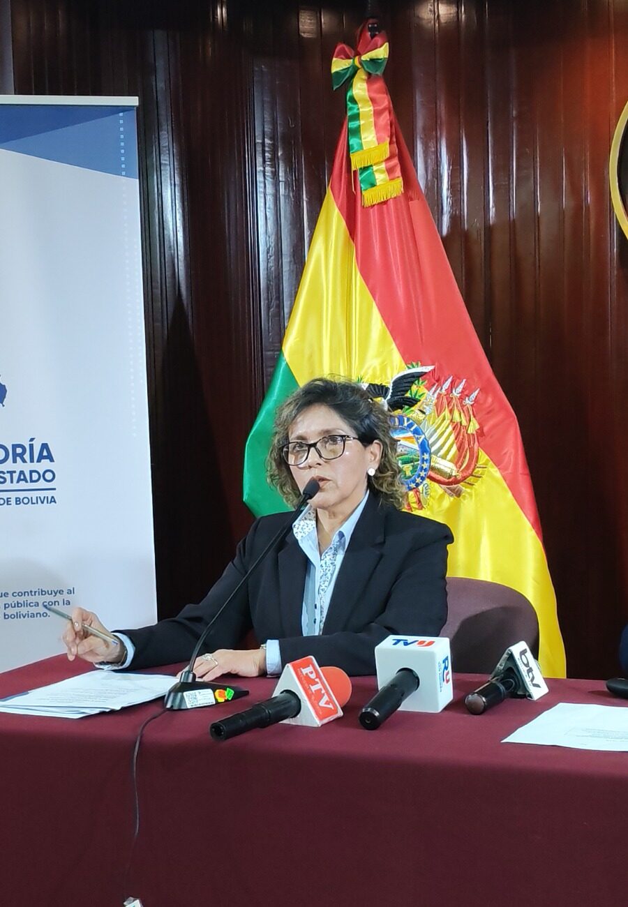 Contralora general del Estado interina, Sandra Quiroga Solano. Foto: Contraloría General del Estado.