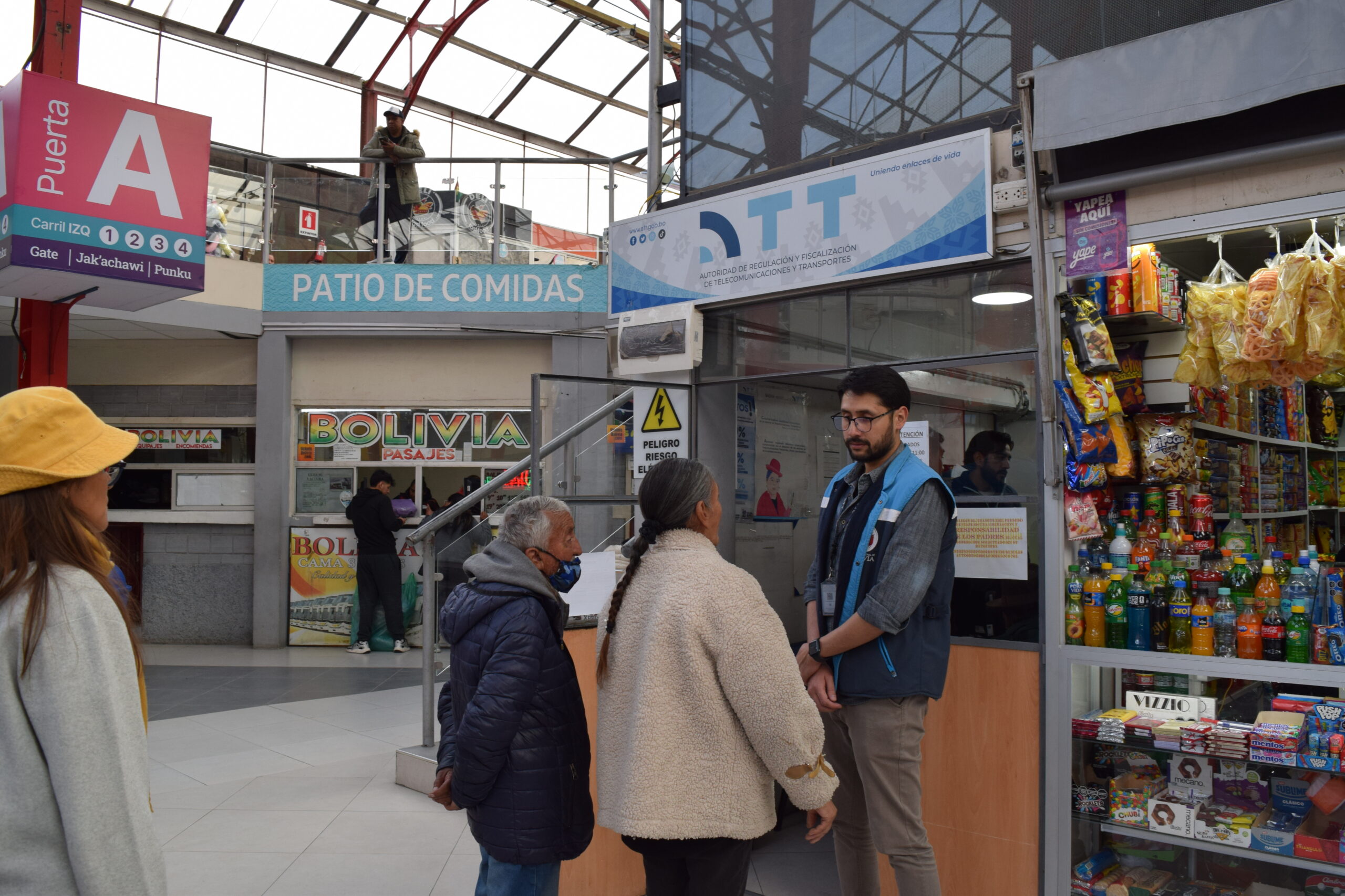 La Terminal de Buses de La Paz. Foto: ATT.