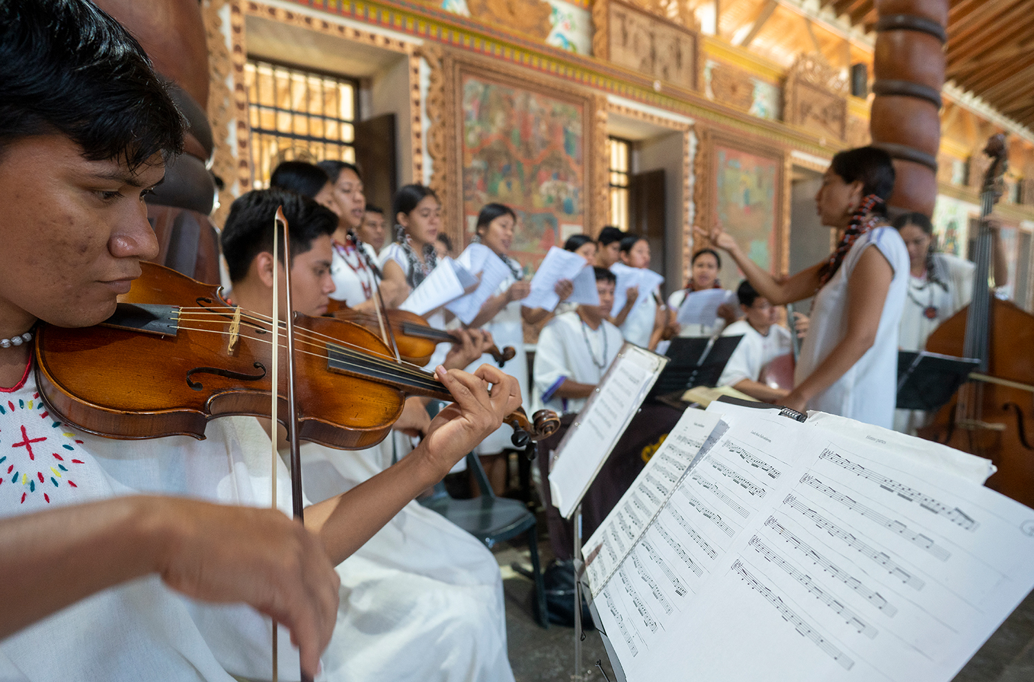La agrupación presentará Músicas Sagradas de la Amazonía Boliviana.