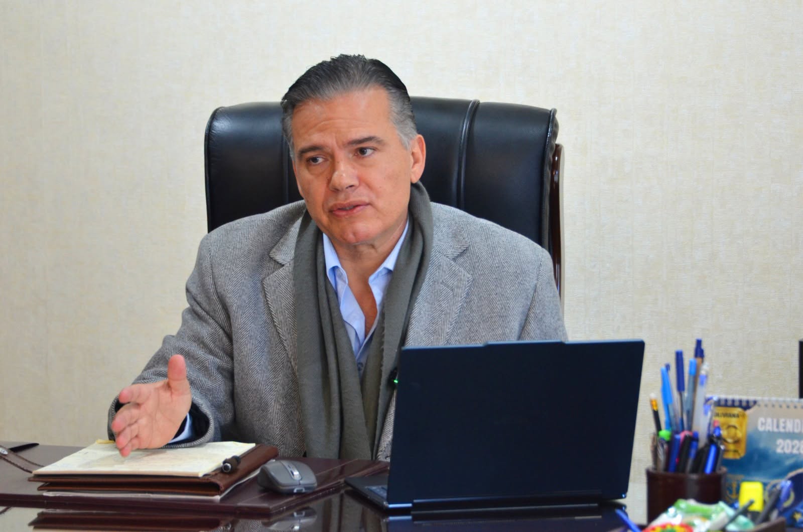 Ministro de Defensa, Ernesto Justiniano. Foto: Ministerio de Defensa.