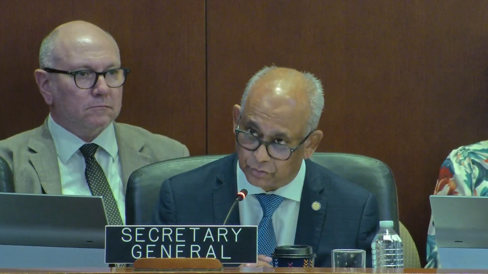 El Secretario General de la OEA, Albert R. Ramdin.