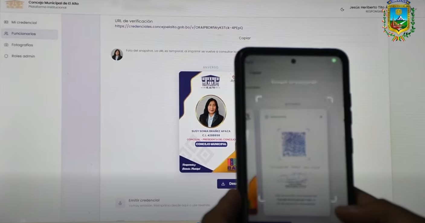 La ciudadanía podrá realizar la verificación desde su celular.