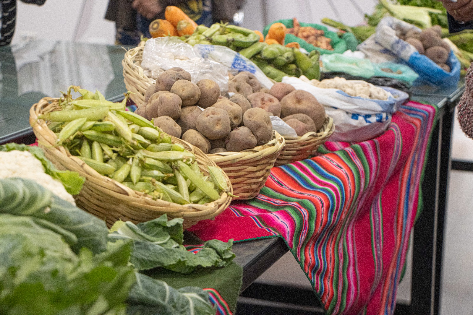 La feria ofertará variedades de verduras, tubérculos y otros alimentos. Foto: GAMLP.