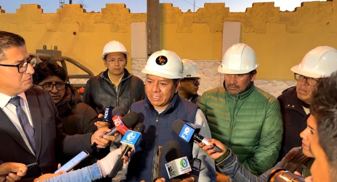 Jenrry Patzy, Alcalde de Viacha. Foto: ABI