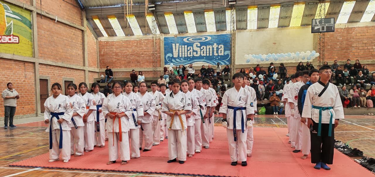 Al menos 90 niños y jóvenes participaron en el torneo municipal de karate.