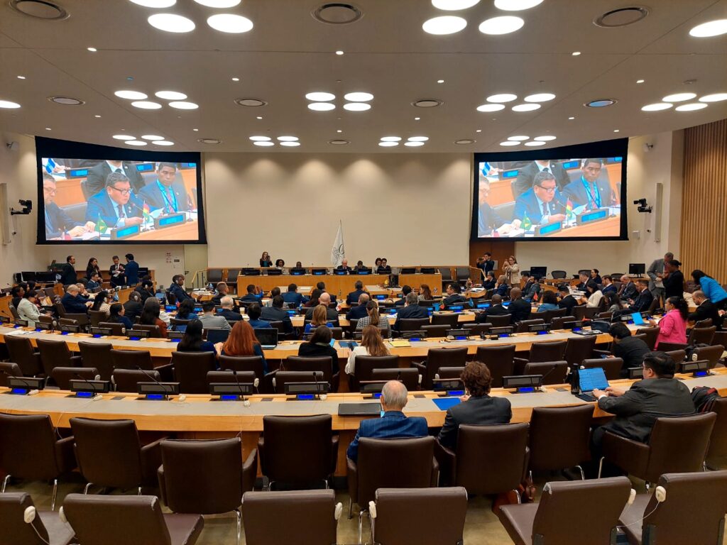 En Nueva York, el Canciller Héctor Huanca participó en la Reunión de Ministros de Relaciones Exteriores de la CELAC. Foto: Cancillería.