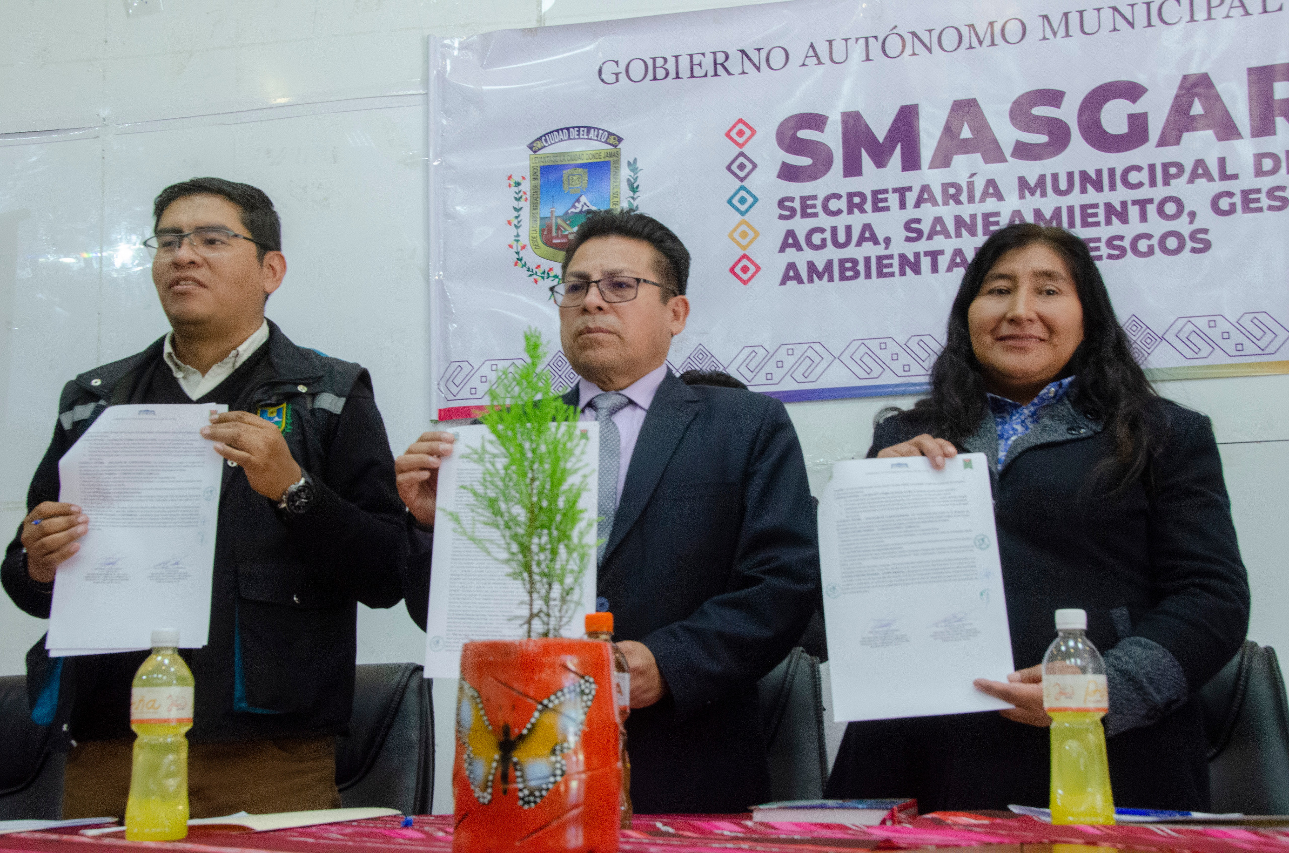 Firma del convenio.