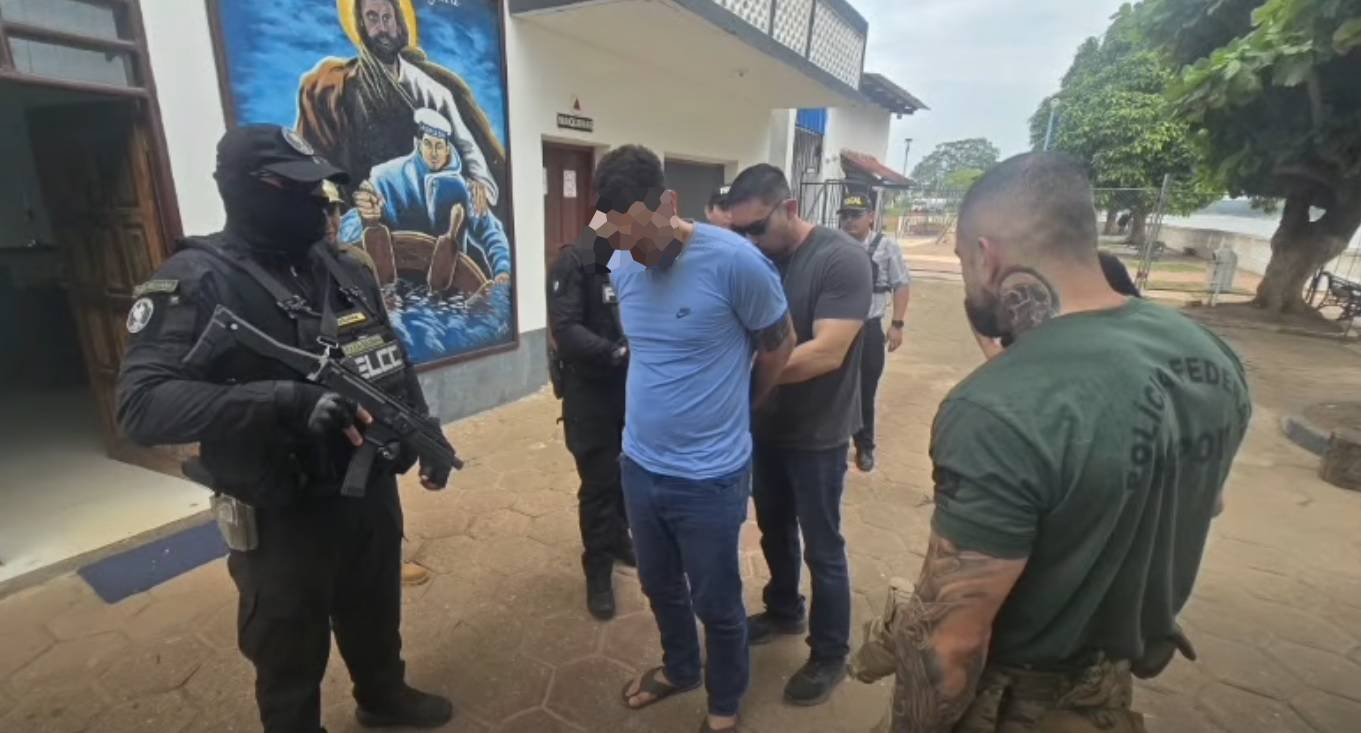 El ciudadano brasileño expulsado de Bolivia. Foto: captura video