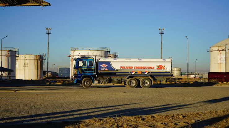 Una cisterna de combustible. Crédito de foto: YPFB